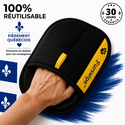 FurSwipe™ – Retire les poils en un geste.